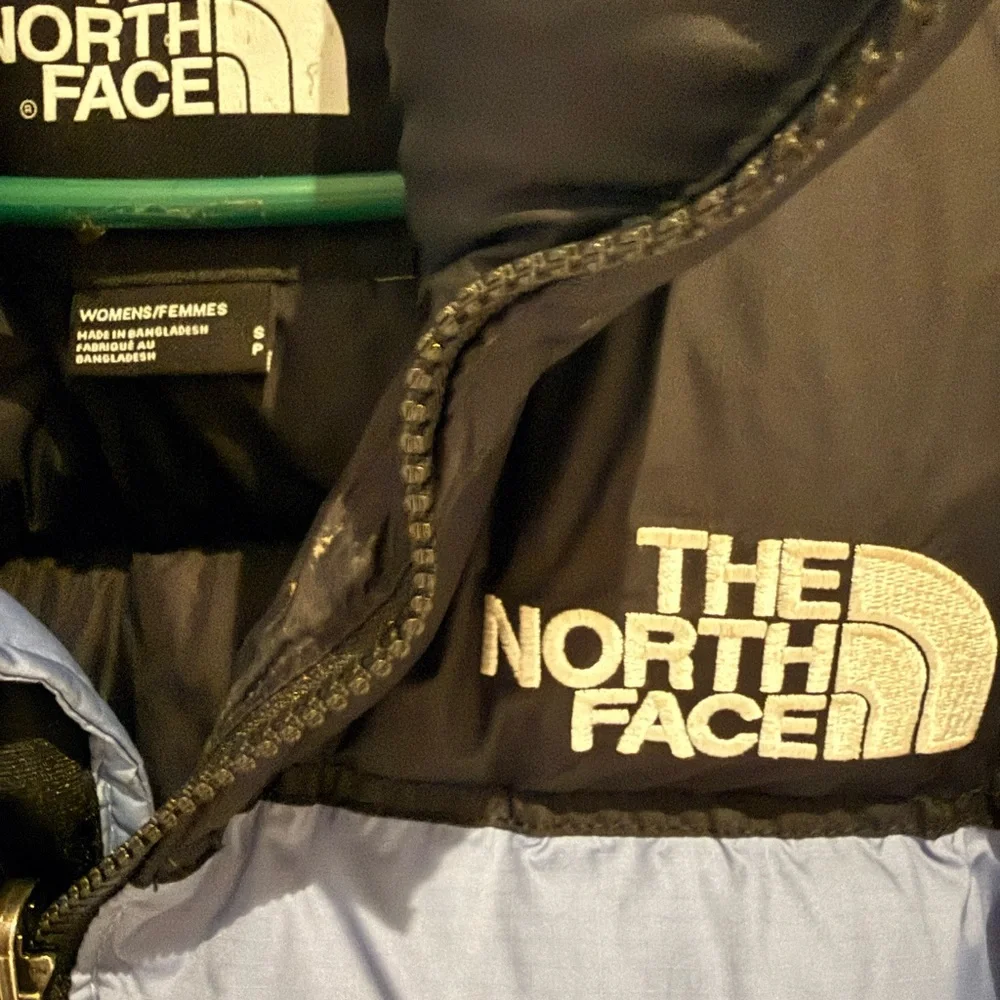 The North Face Black and Blue Retro Nuptse Down Jacket - Picture 4 of 4